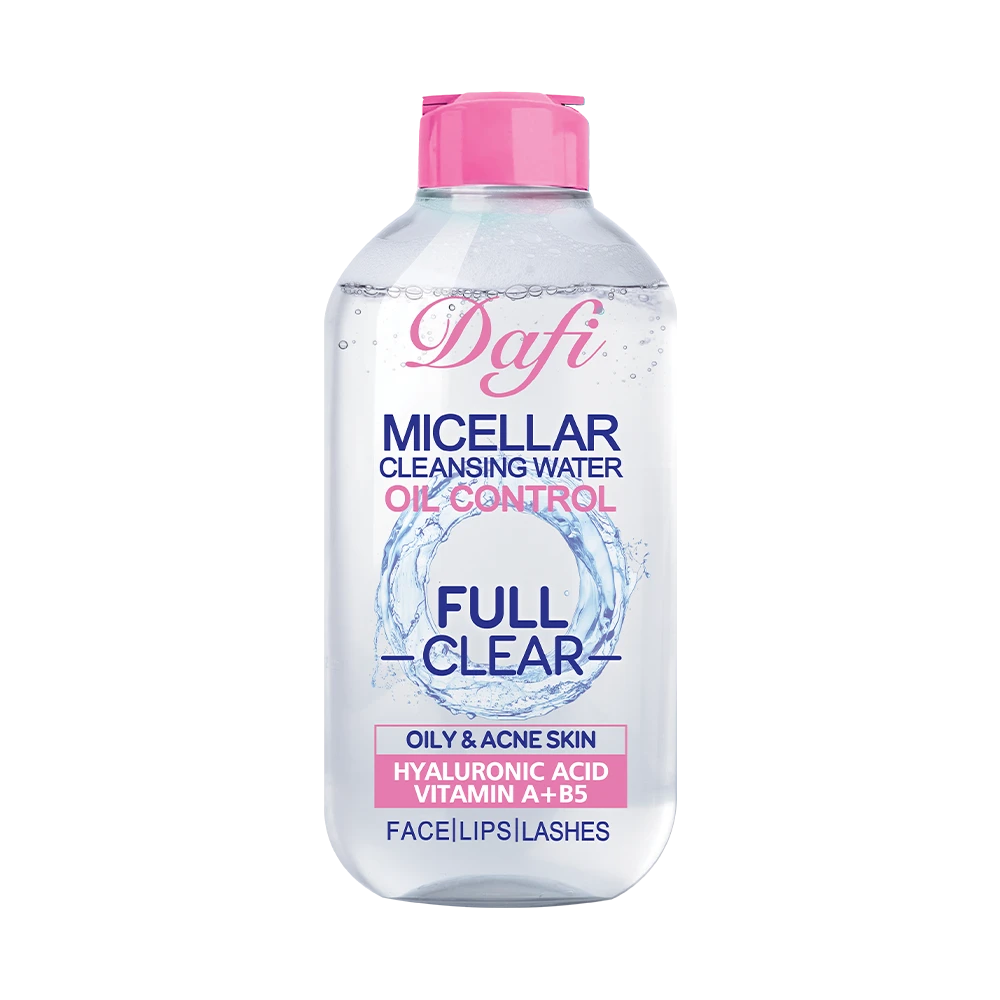 میسلار واتر صورت دافی مدل Oil control مناسب پوست چرب و خشک و آکنه دار حجم 200 میلی لیتر