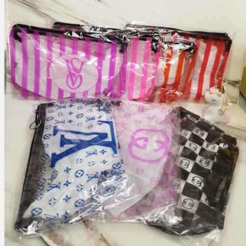 کیف لوازم آرایش طلقی سایز بزرگ