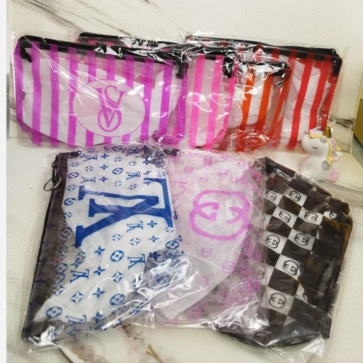 کیف لوازم آرایش طلقی سایز بزرگ