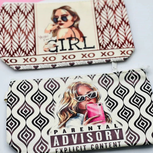 کیف آرایشی چرمی مدل دختر