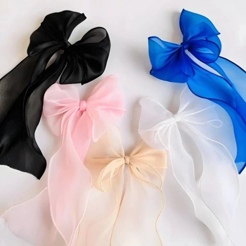 گلسر پاپیونی، گلسر روبانی مجلسی، گیره مو، گلسر روبانی تور شاین