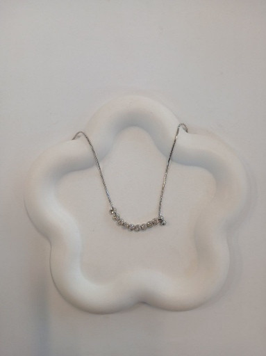 گردنبند استیل طرح جواهر