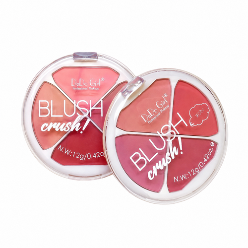 پالت رژگونه ۴ رنگ DoDo Girl مدل Blush Crush! | رنگبندی متنوع و شادابکننده