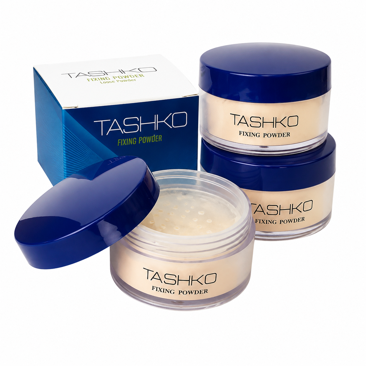 پودر فیکس آرایشی تاشکو (TASHKO) – تثبیت‌کننده آرایش با ماندگاری بالا