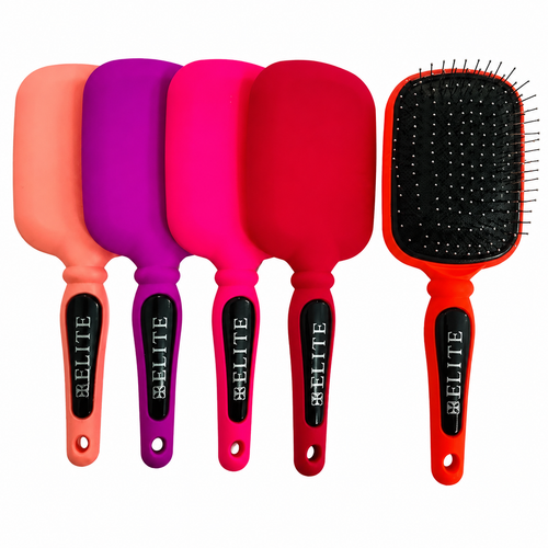 برس موی تخت ELITE مدل مسطح (Paddle Brush) - در رنگهای متنوع