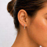 گوشواره حلقهای نگیندار ژوپینگ؛ درخشش کلاسیک در گوش شما